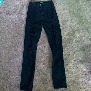 I bought these a while ago and never wore them because they were too big.